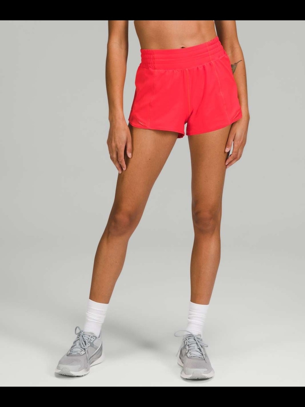 Lululemon Hotty Hot High-Rise Lined Shorts 2.5” Hot Heat Size 12